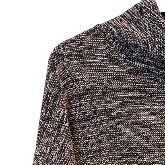 Madewell Geometric Turtleneck Long Sleeve Sweater in Grey Color Size Small - Picture 6 of 11